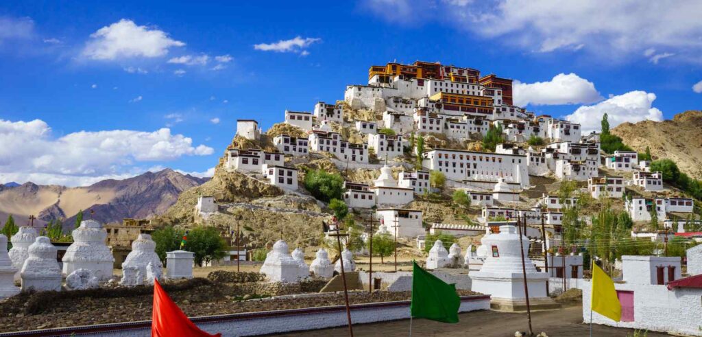 Thiksey Monastery, one of the most renowned monasteries in Ladakh