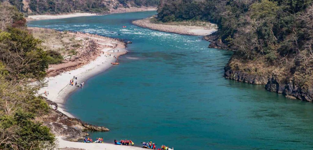 Ganges in Rishikesh, one of the best places to visit in India in April