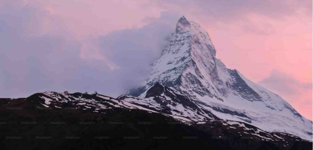 A splendi view of Matterhorn which is one of the best places to visit in Switzerland