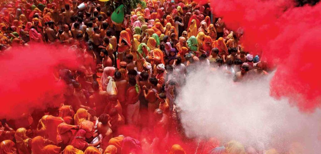 Holi Celebration in Vrindavan