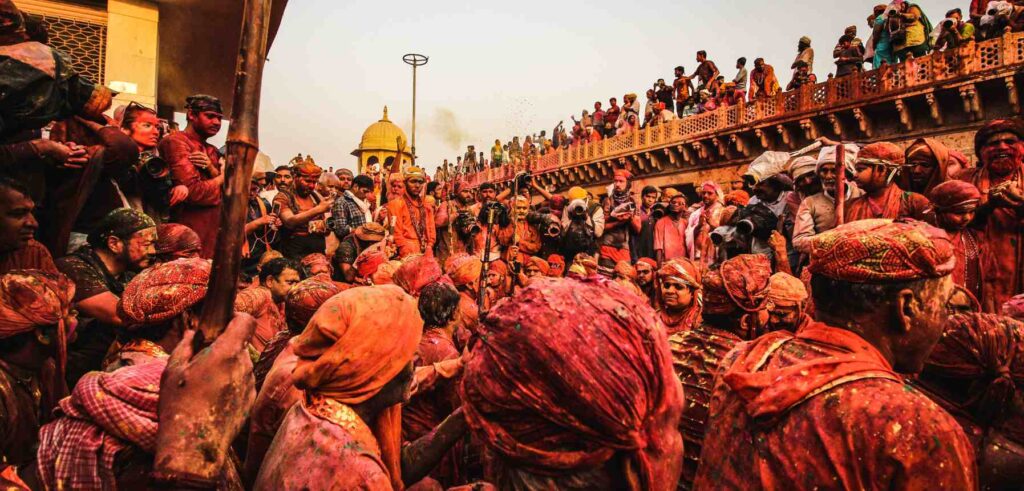 Holi Celebration in Vrindavan 