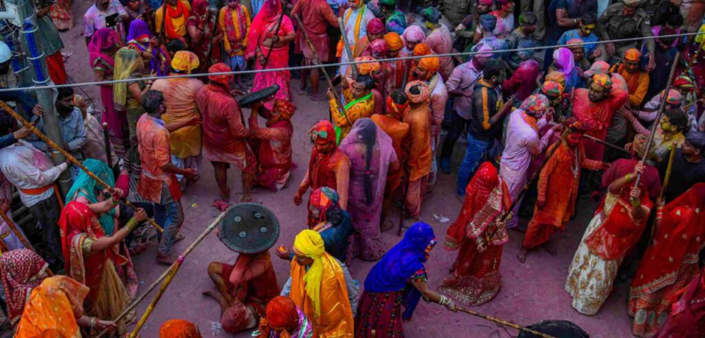 Holi Celebration in Barsana