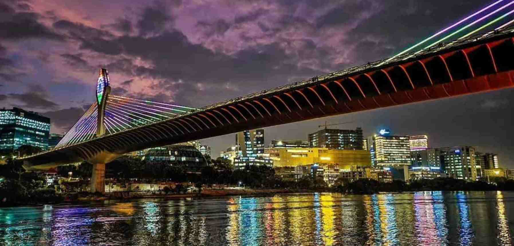 Durgam Cheruvu Cable Bridge: Iconic Landmark & Night Lights