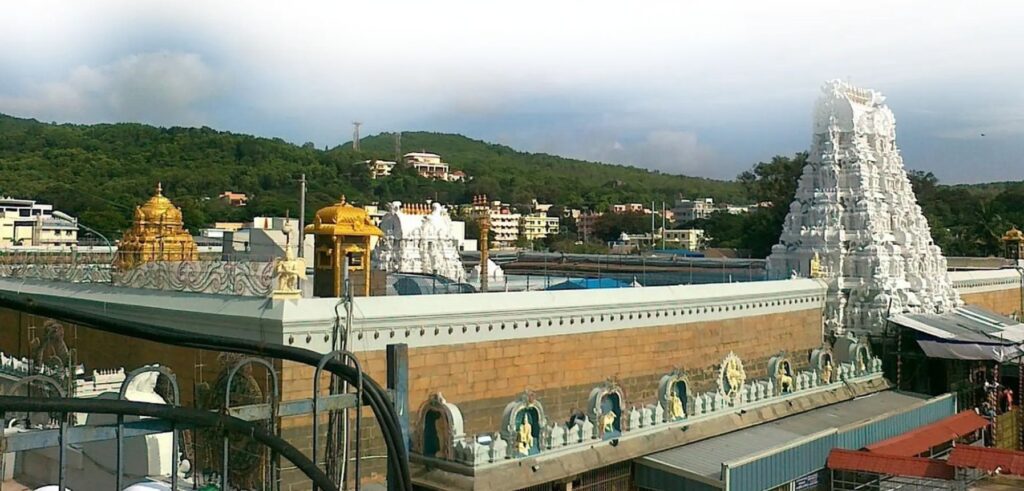 Tirupati Balaji Temple in South India
